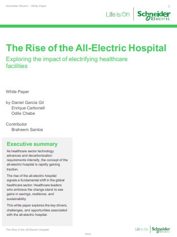 The Rise of the All-Electric Hospital