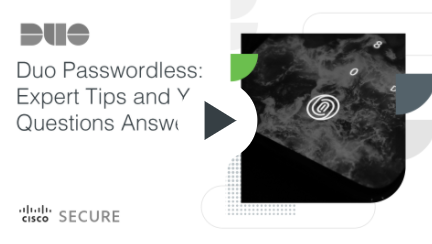 Duo Passwordless Webinar