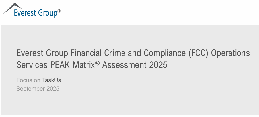 Everest Group Financial Crime and Compliance (FCC) Operations PEAK Matrix ® Assessment 2025