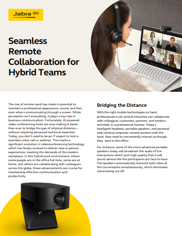 Seamless remote collaboration