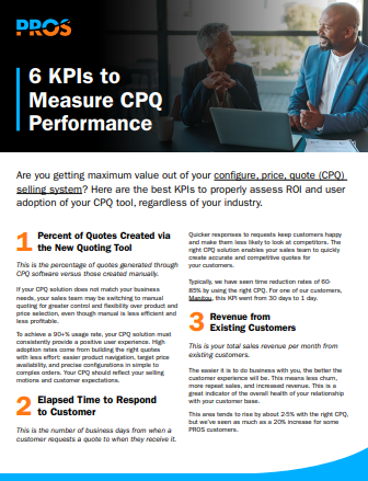 Six KPIs to Measure CPQ Performance