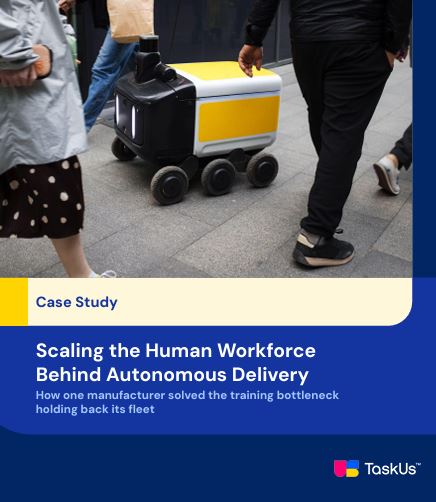 Scaling the Human Workforce Behind Autonomous Delivery